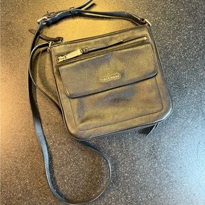 Cole Haan Dark Leather Messenger Bag